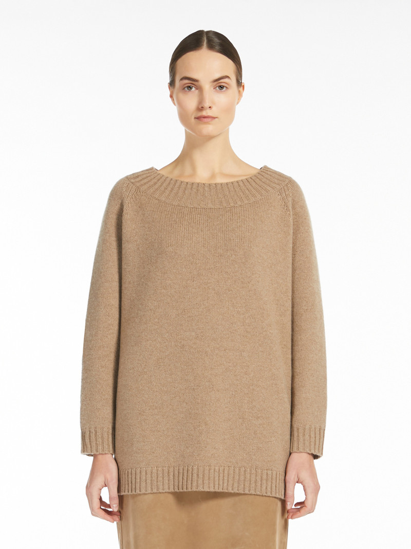 RADAMES Off-the-shoulder wool and cashmere jumper 3
