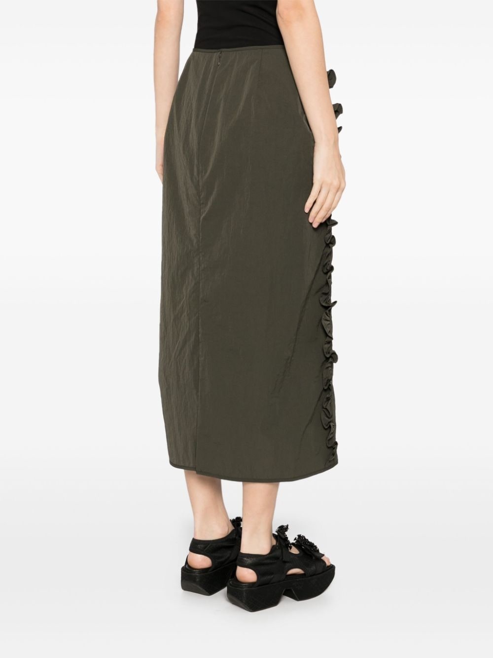【Cecilie Bahnsen】OCEAN SKIRT OCEAN | SKIRT ORGANZA WHITE NONA
