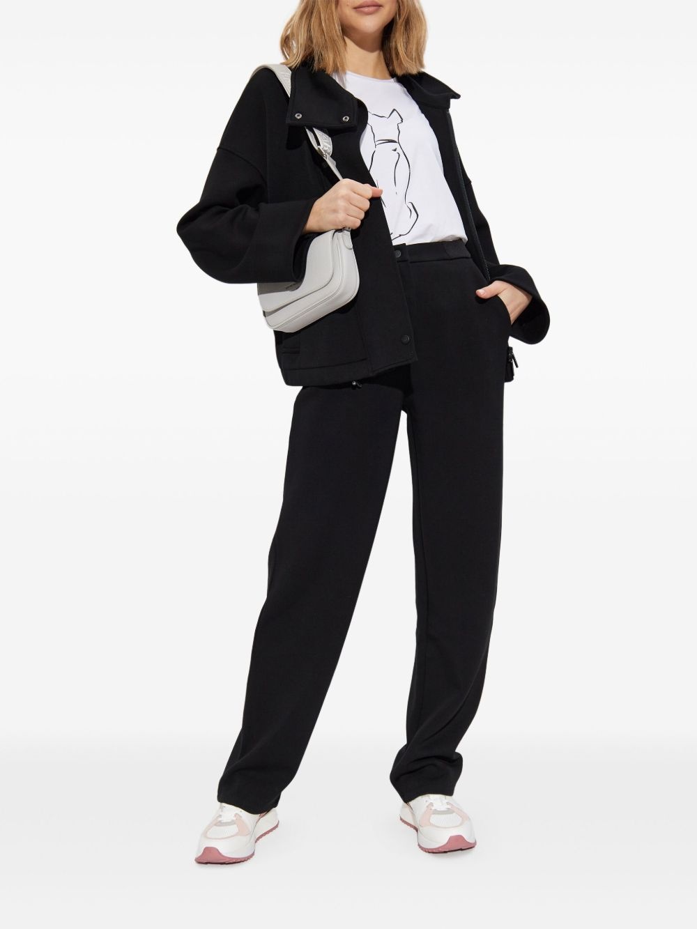 high-waist sweatpants - 2