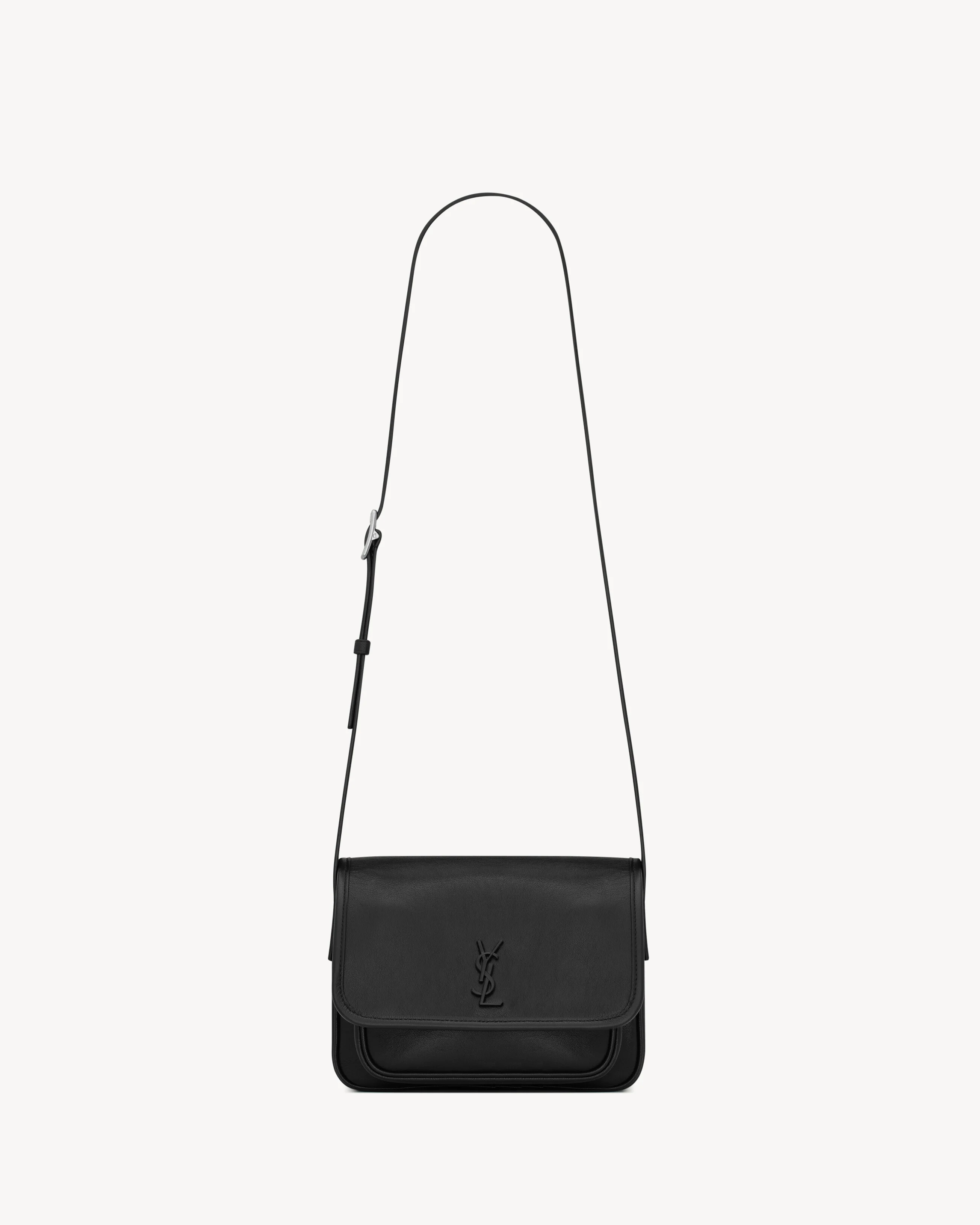 NIKI SMALL MESSENGER IN GRAINED GOATSKIN - 1