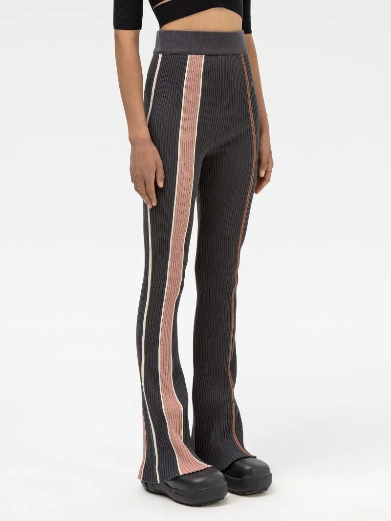 RIBBED KNIT PANTS - 4