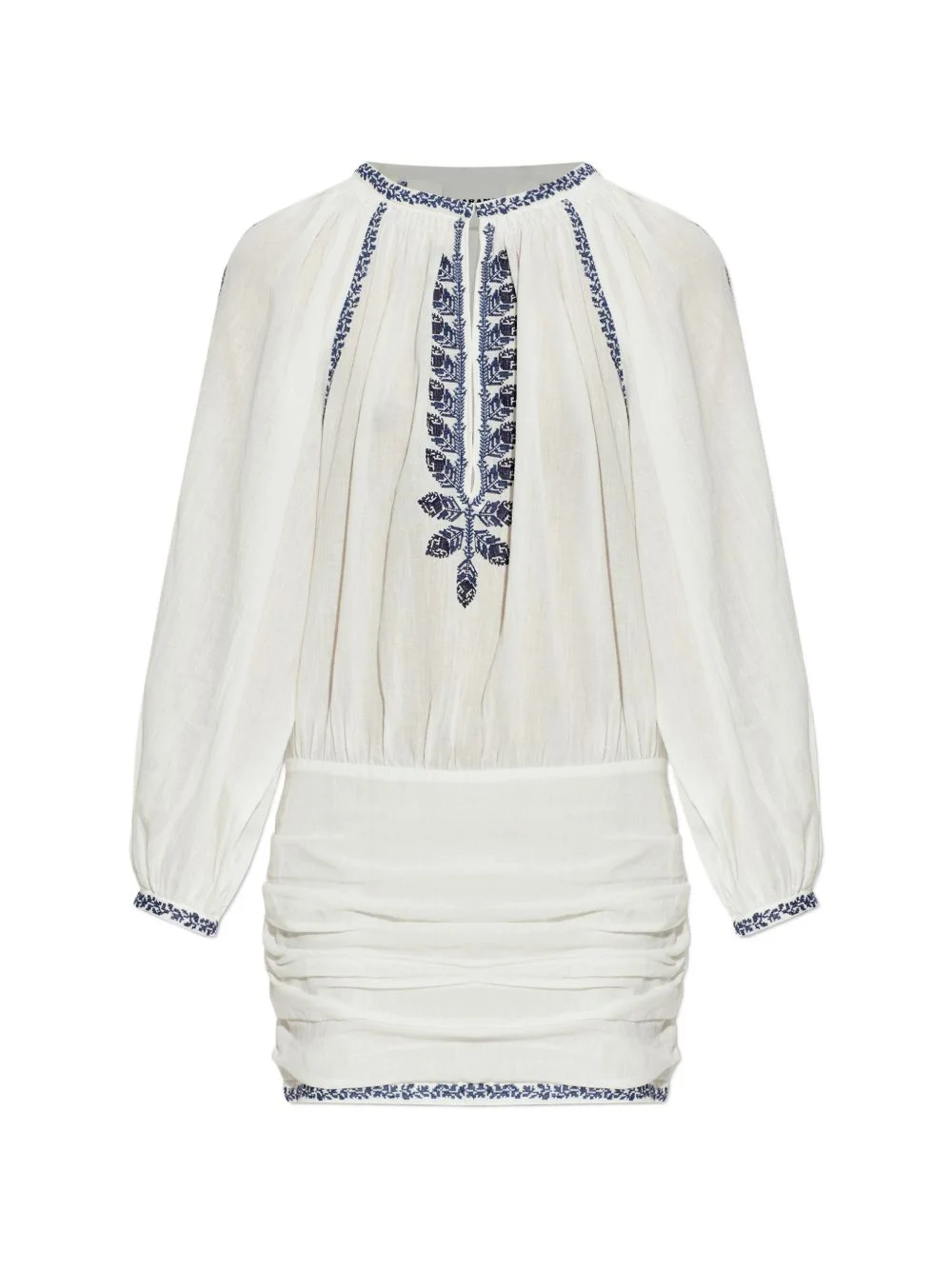 Ludy embroidered-detail mini dress - 1