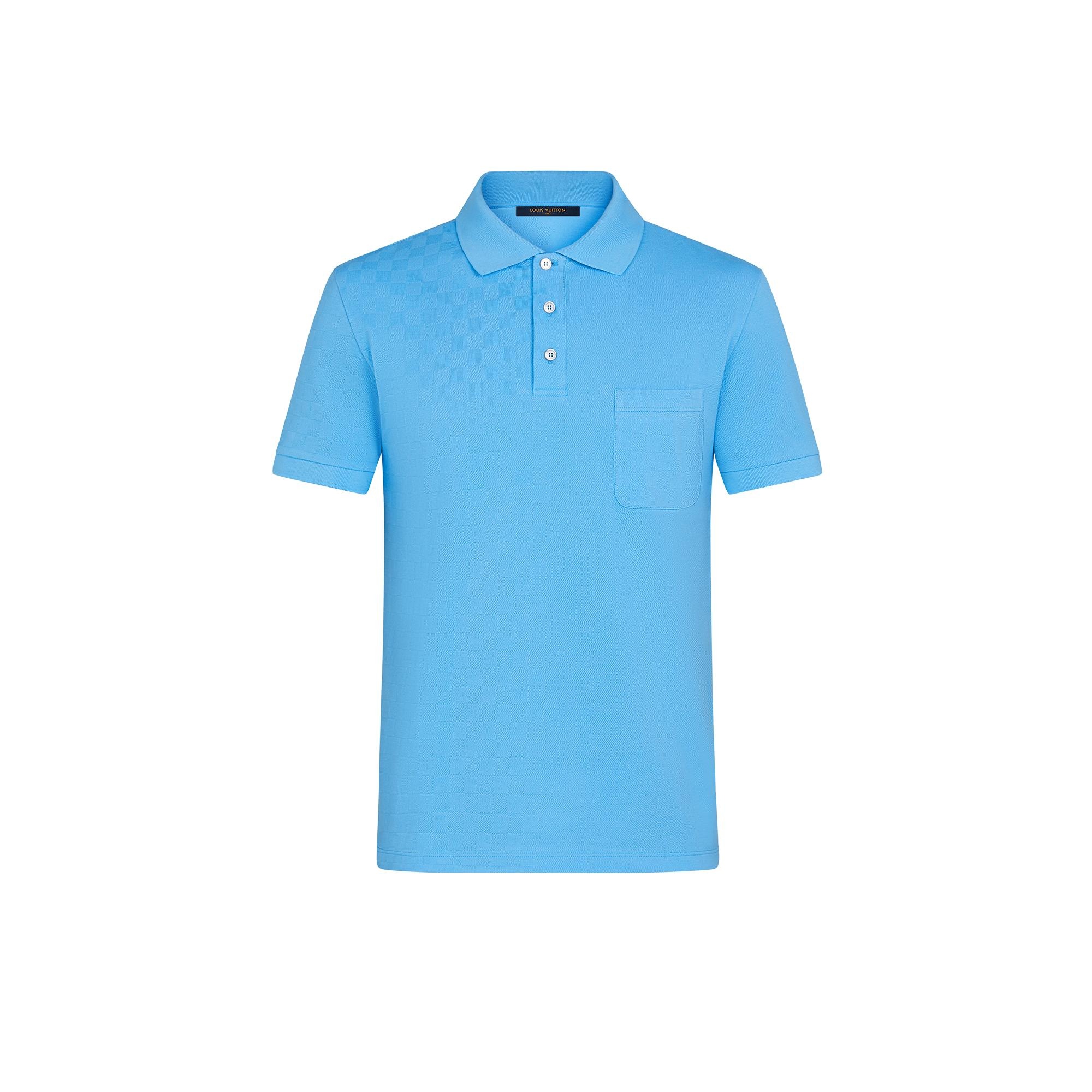 Half Damier Pocket Polo - 1