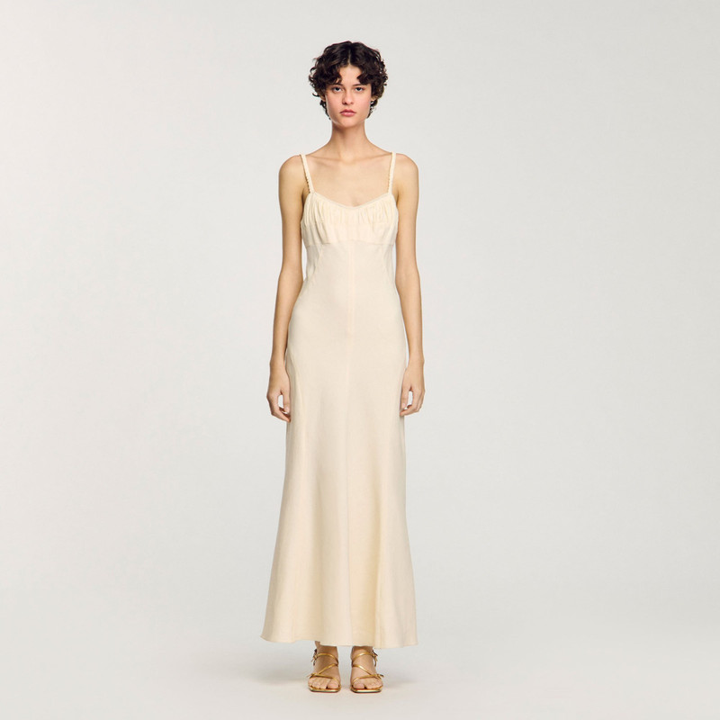 Sandro MAXI DRESS WITH STRAPS outlook