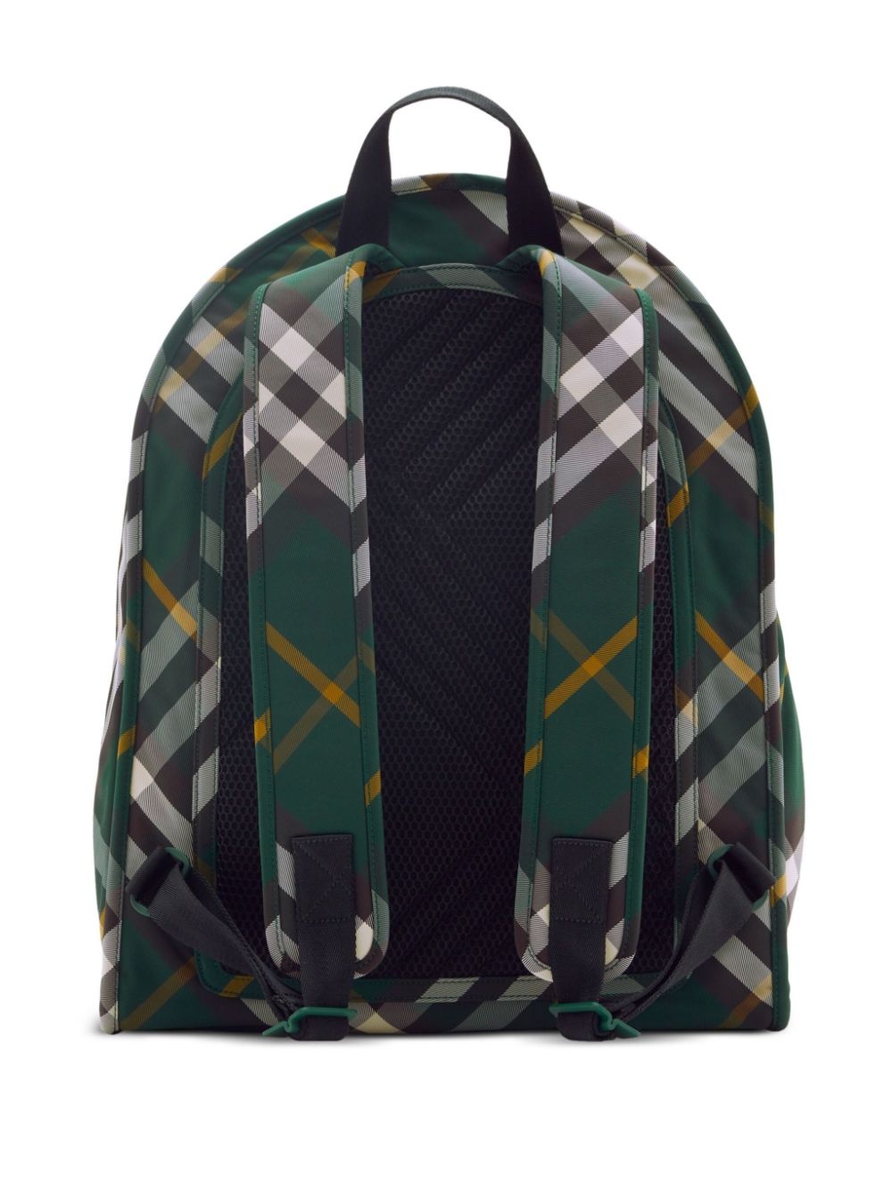 Check motif nylon backpack - 3