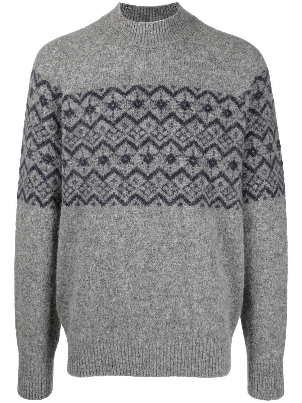 fair isle intarsia-knit jumper - 1