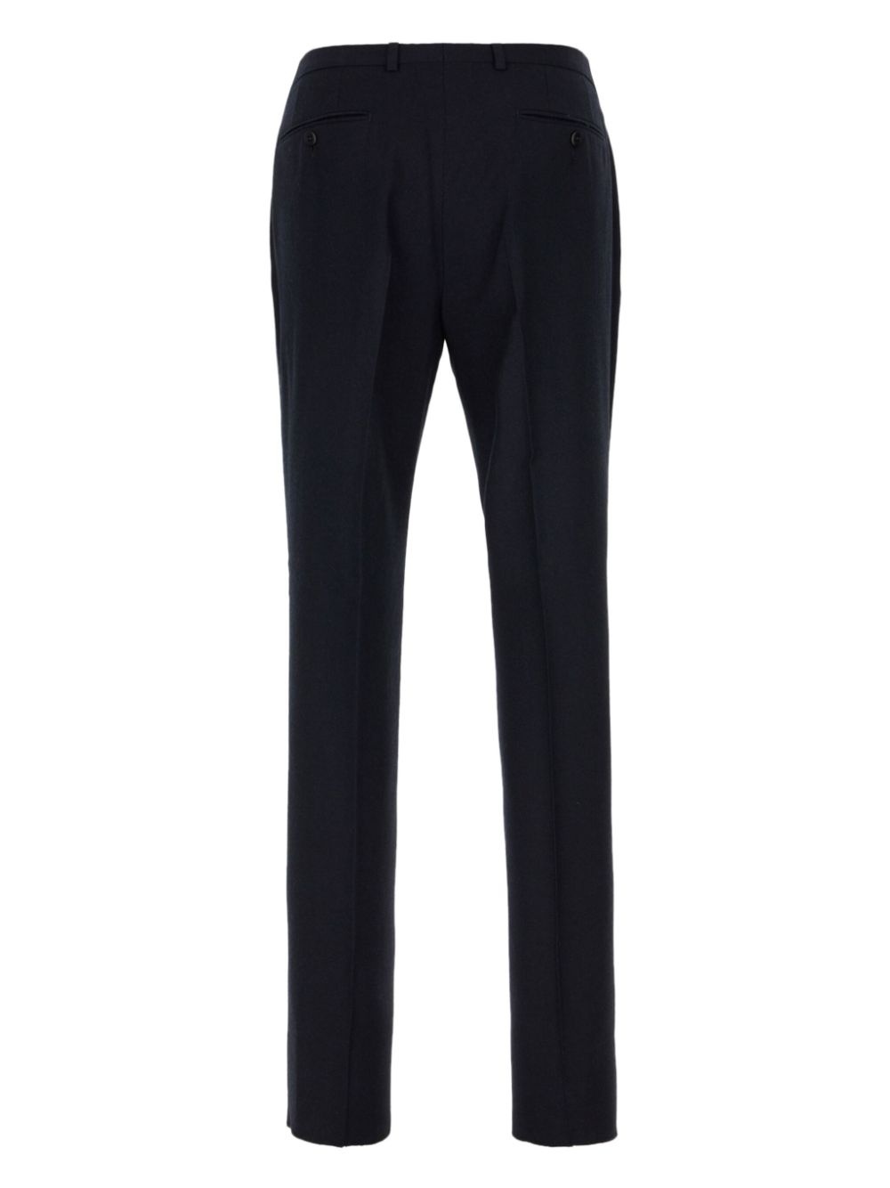 pressed-crease tapered trousers - 2