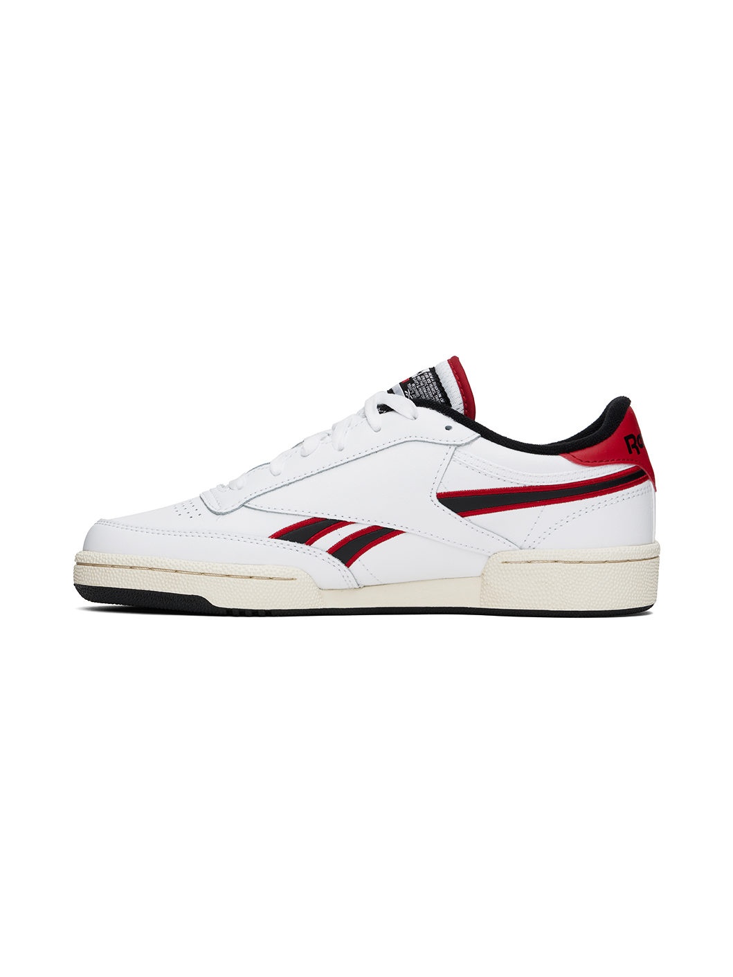 White & Red Club C Revenge Sneakers - 3