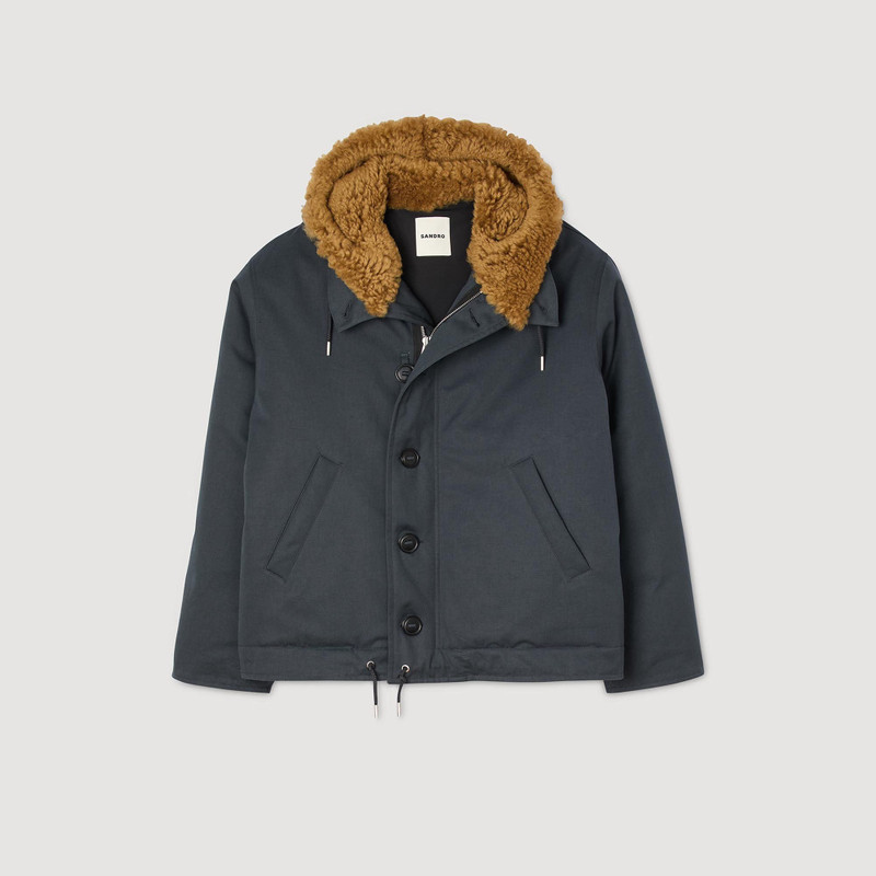 HOODED COTTON PARKA 1