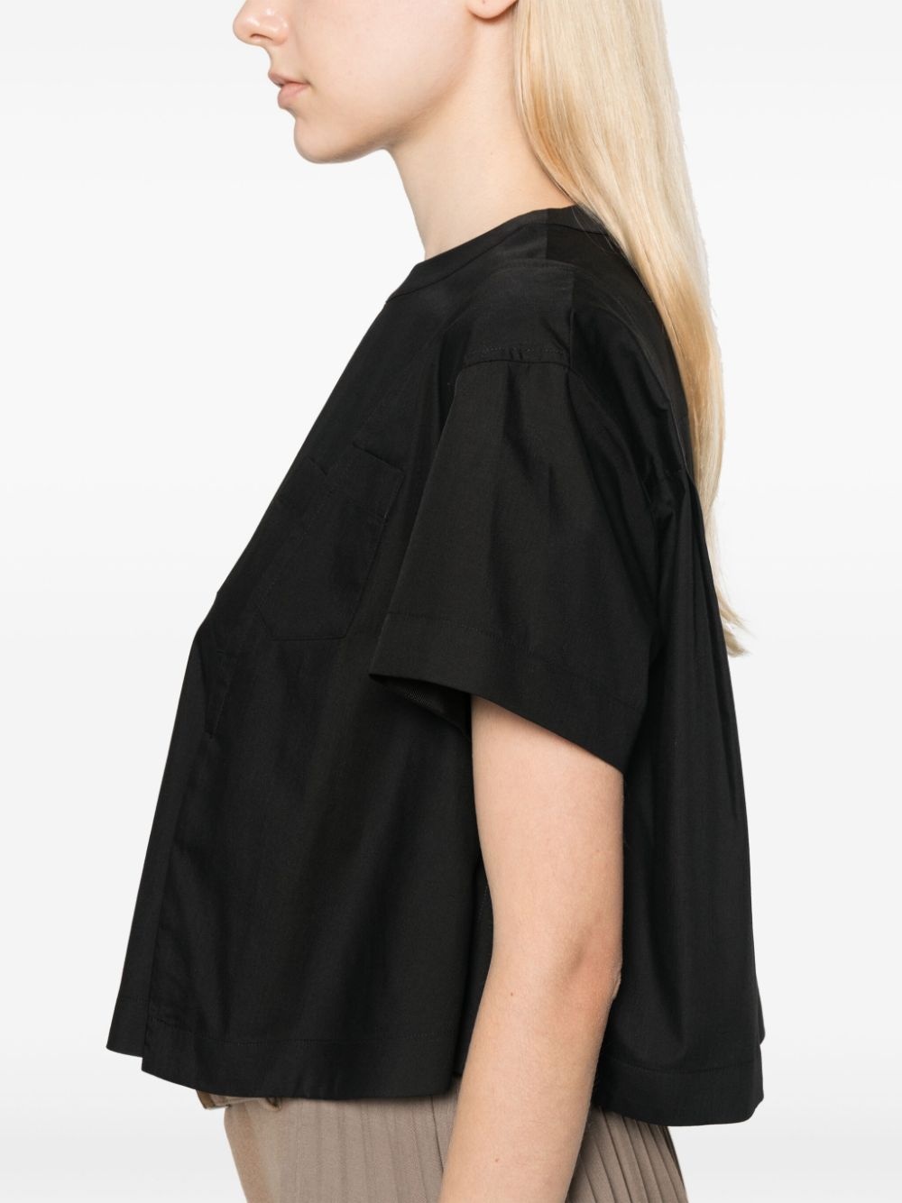pleated T-shirt - 5
