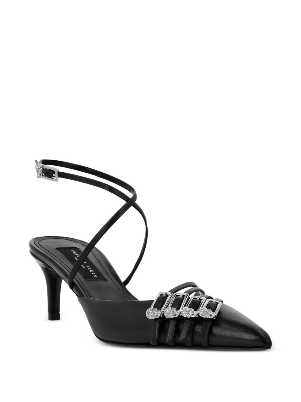 strappy kitten pumps - 2