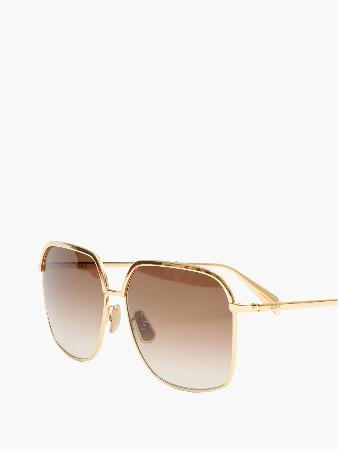 Square metal sunglasses - 2