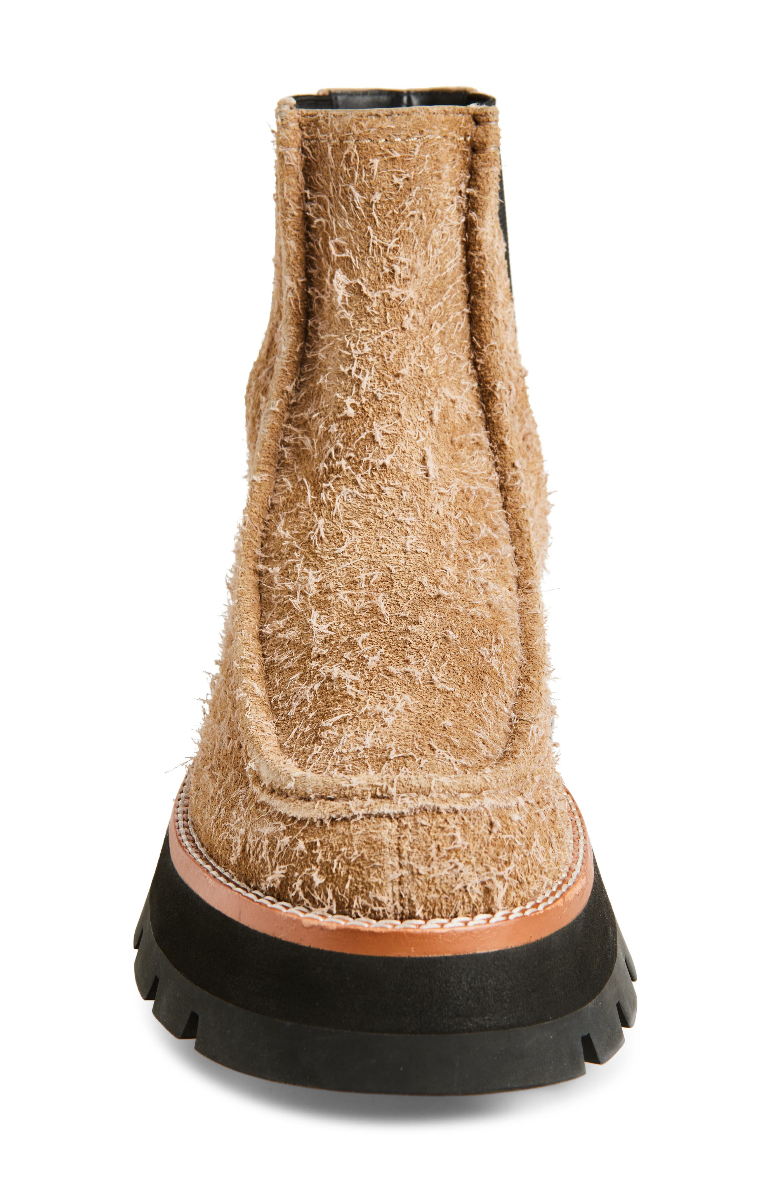 3.1 Phillip Lim Kate Lug Sole Platform Chelsea Boot in Taupe at Nordstrom - 4