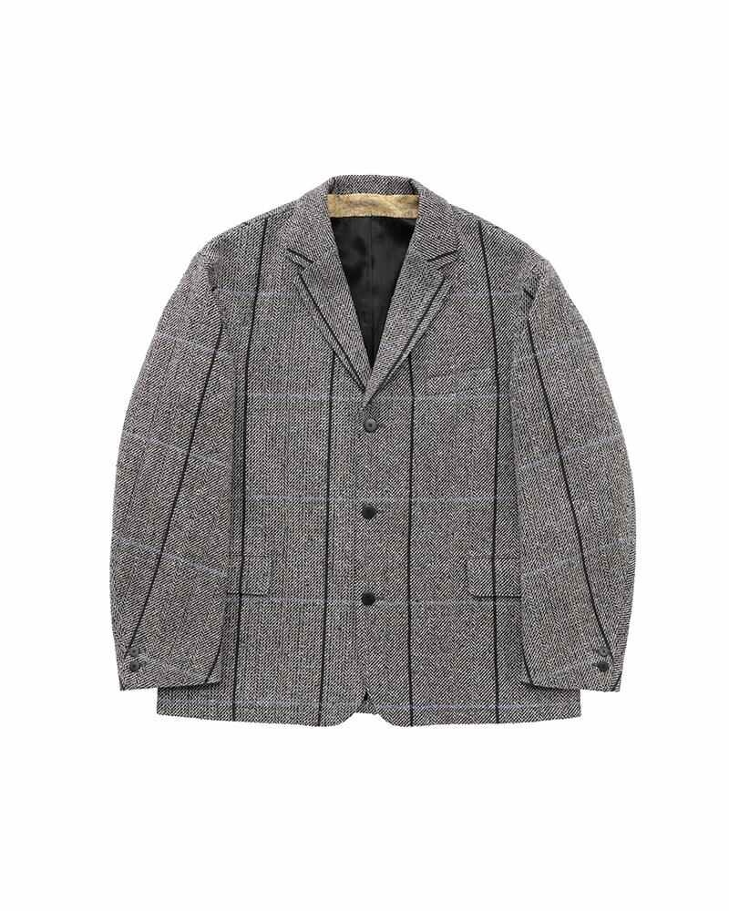 YARDBIRD JKT HERRINGBONE GREY - 1