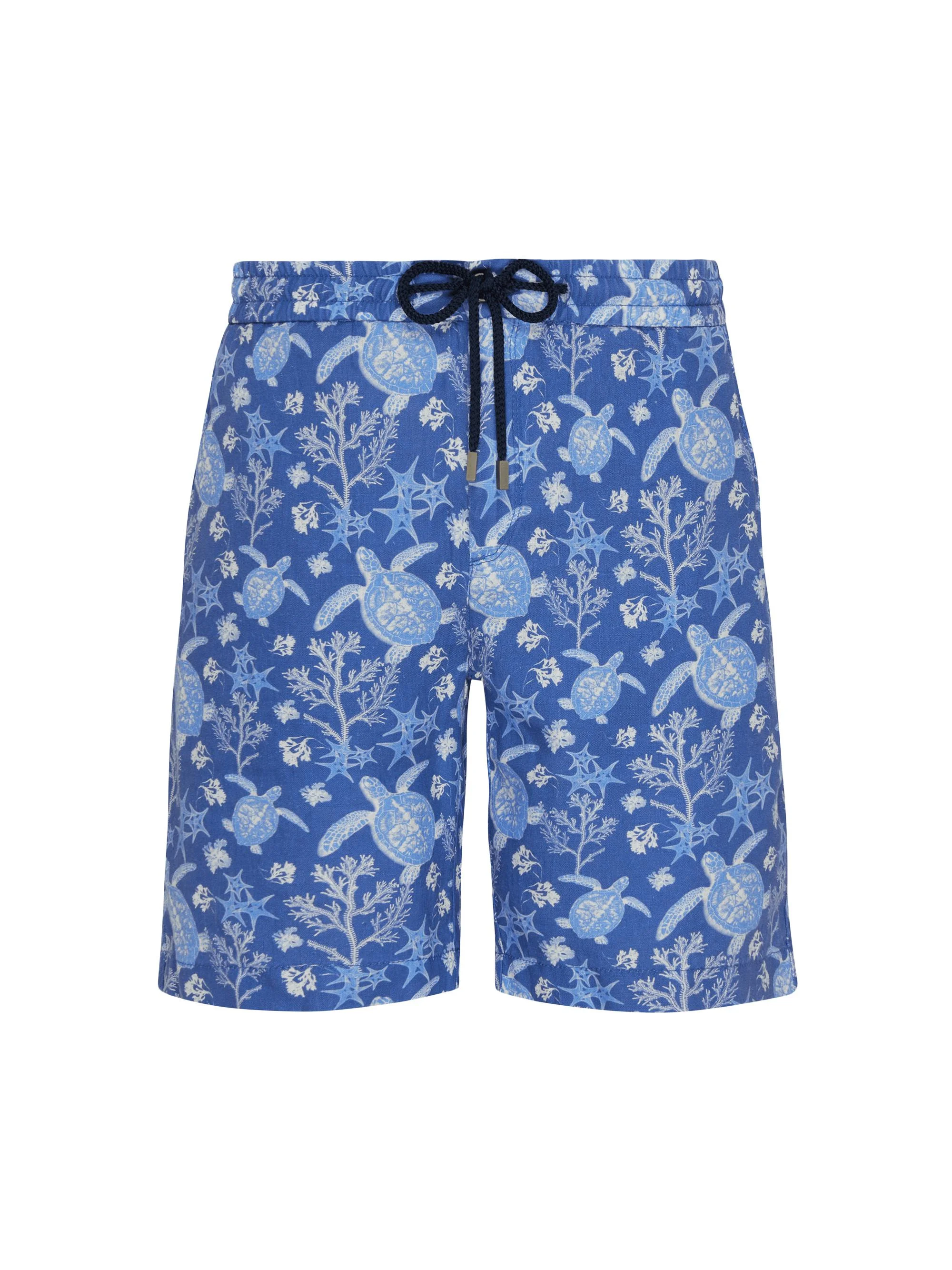 Men's Levant Linen Turtle Shorts - Marrakech - 1