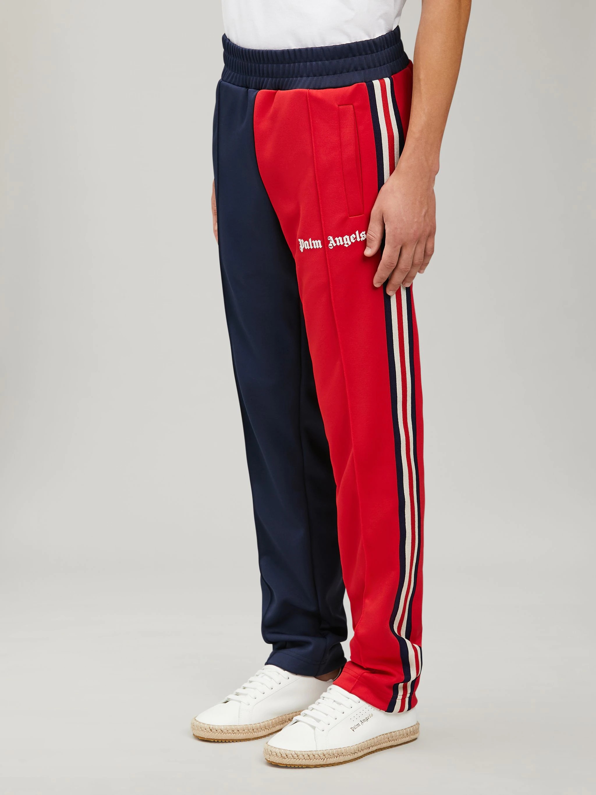 TWO TONE TRACK PANTS - 4