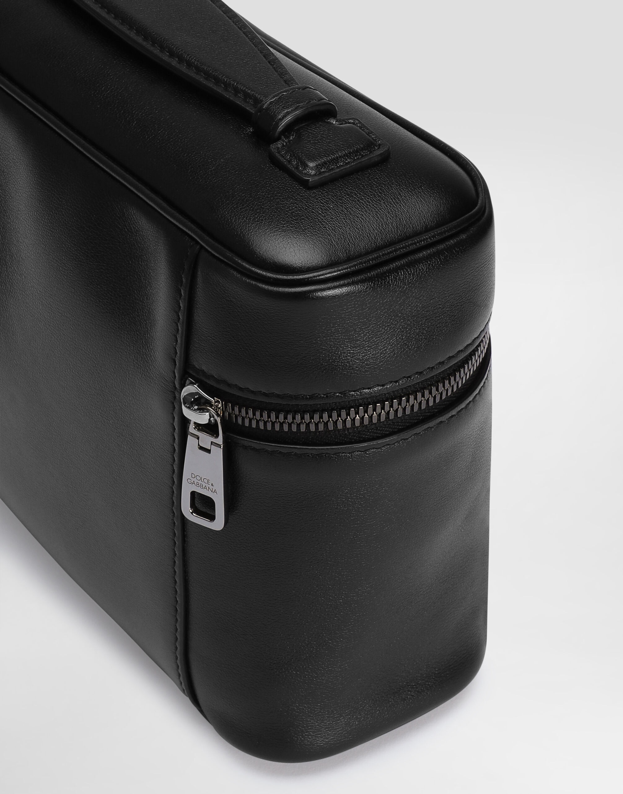 Calfskin nappa leather toiletry bag - 5