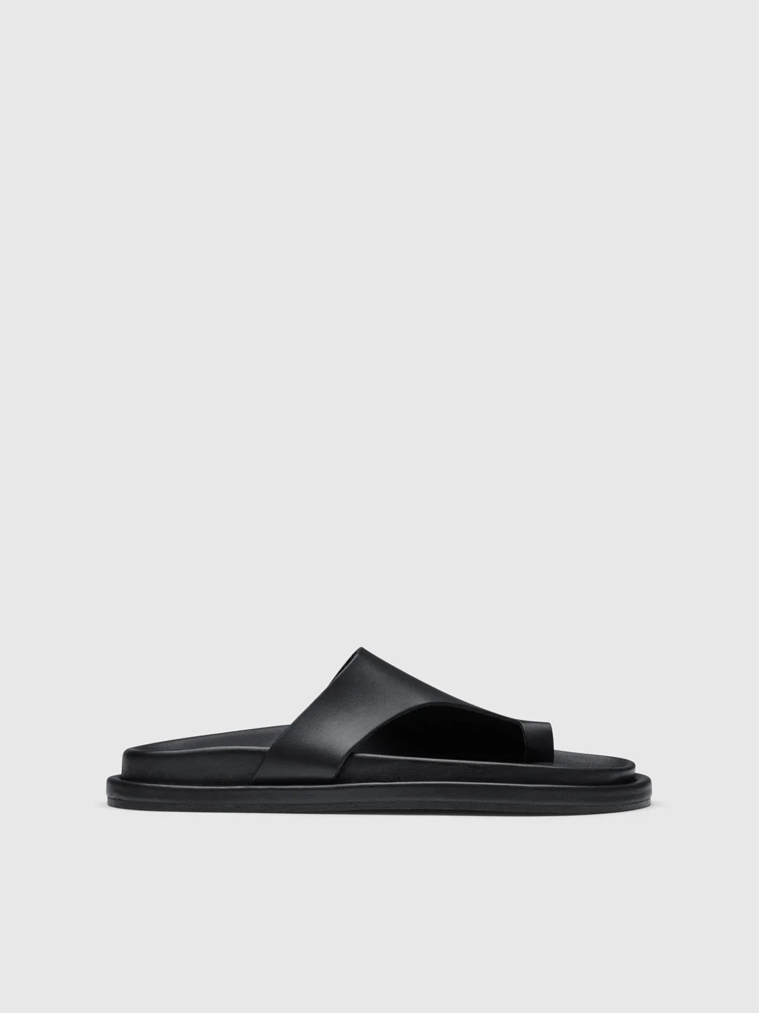 Rosanna Black Leather Comfy sandals - 1