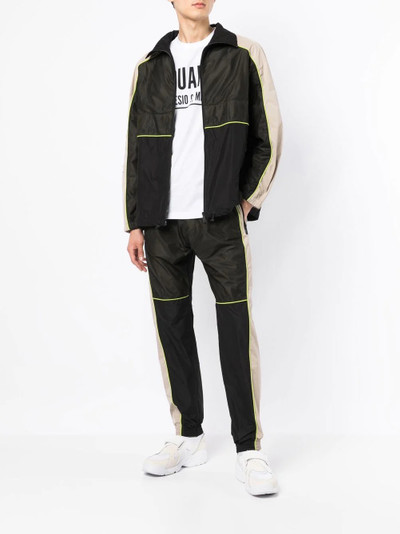 DSQUARED2 logo-print zipped jacket outlook