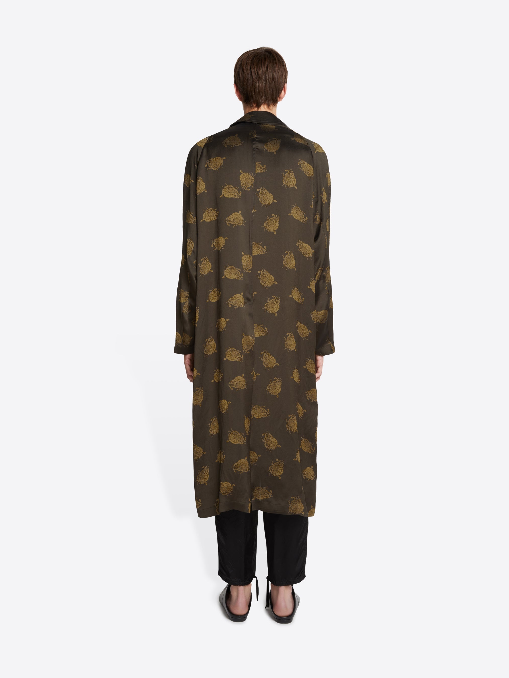 FLUID PRINTED COAT - 4