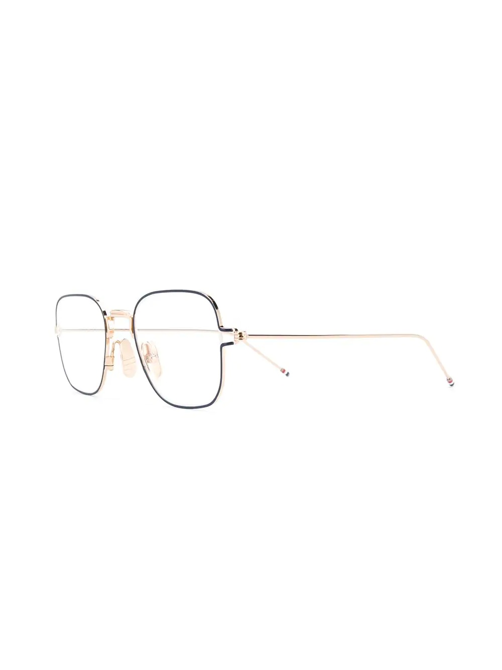 thin square-frame glasses - 2