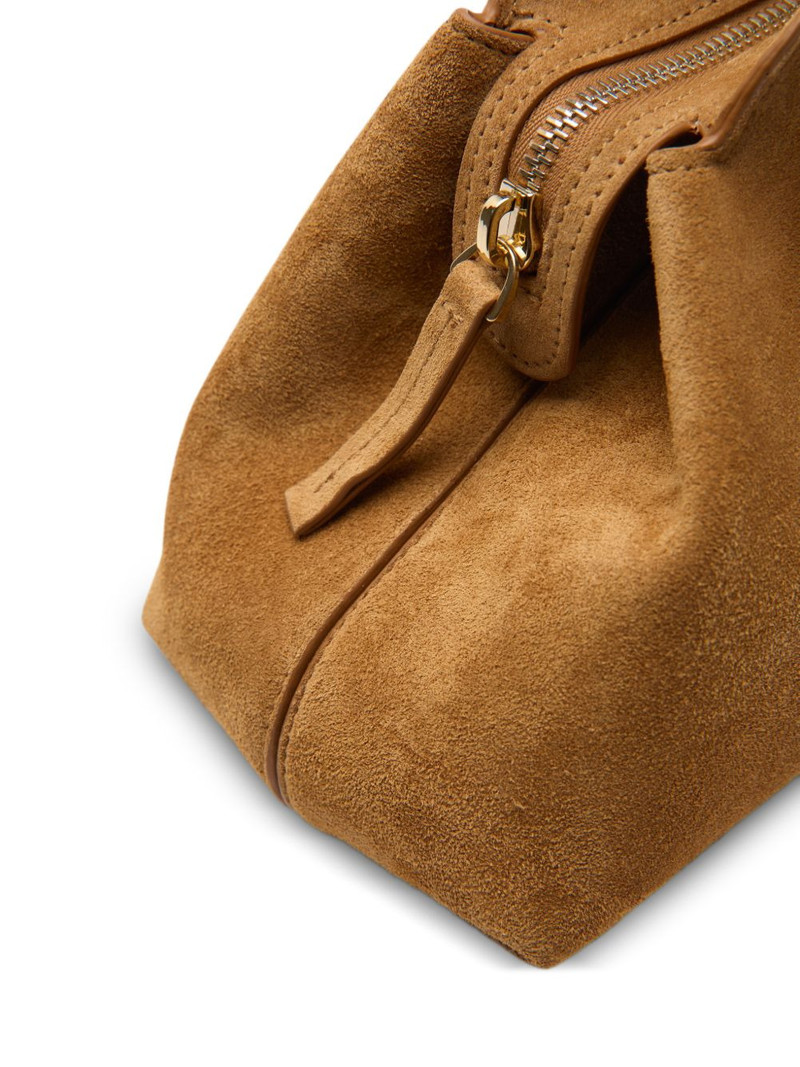 Linea Basalt suede shoulder bag 4