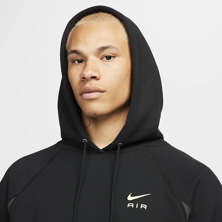 Nike Sportswear Air French Terry Hoodie 'Black' DQ4207-011 - 3