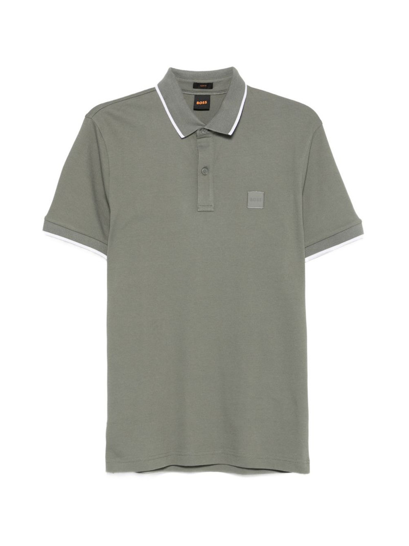 short-sleeve pique polo shirt 1