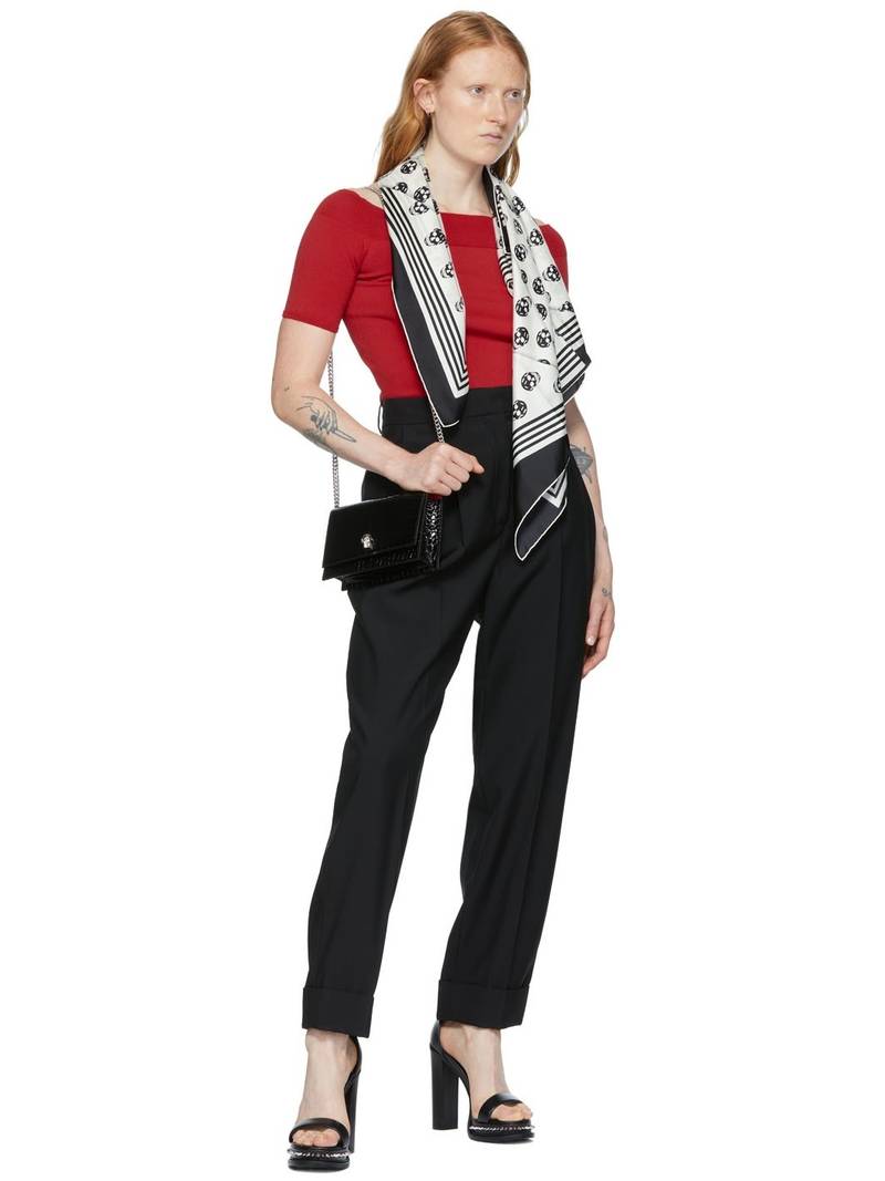 Alexander McQueen Black Small Skull Shoulder Bag outlook