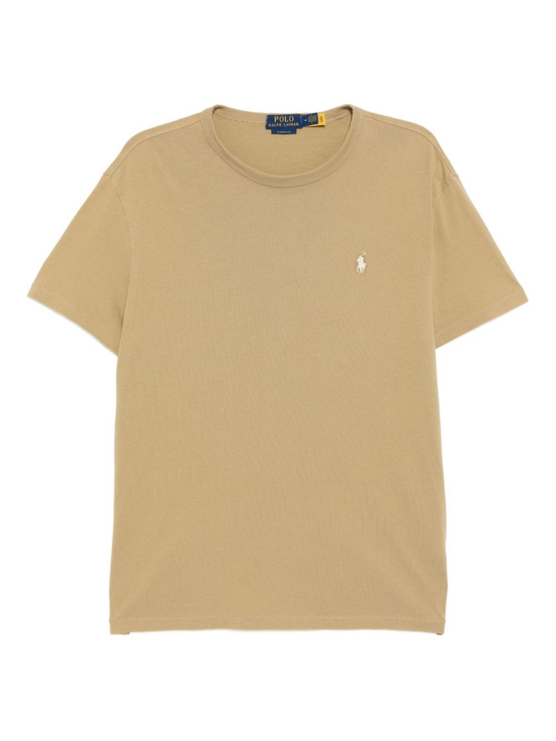 embroidered-logo cotton T-shirt 1