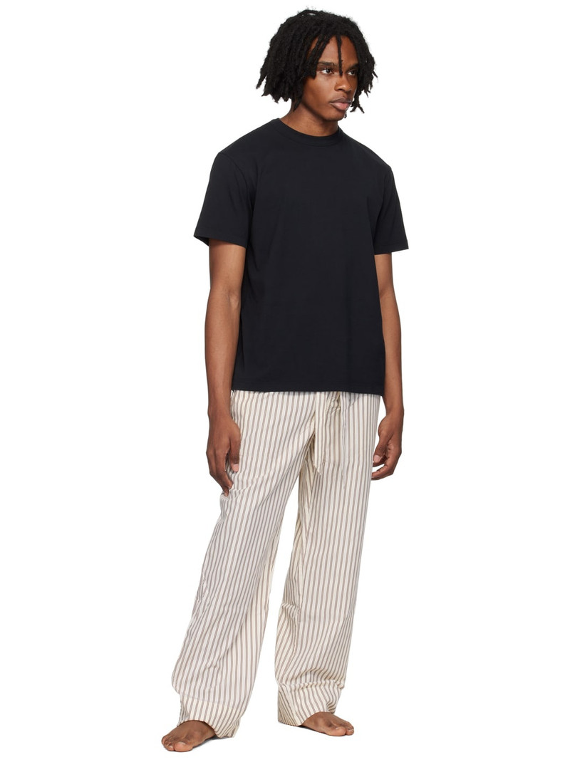 TEKLA Black Crewneck T-Shirt outlook