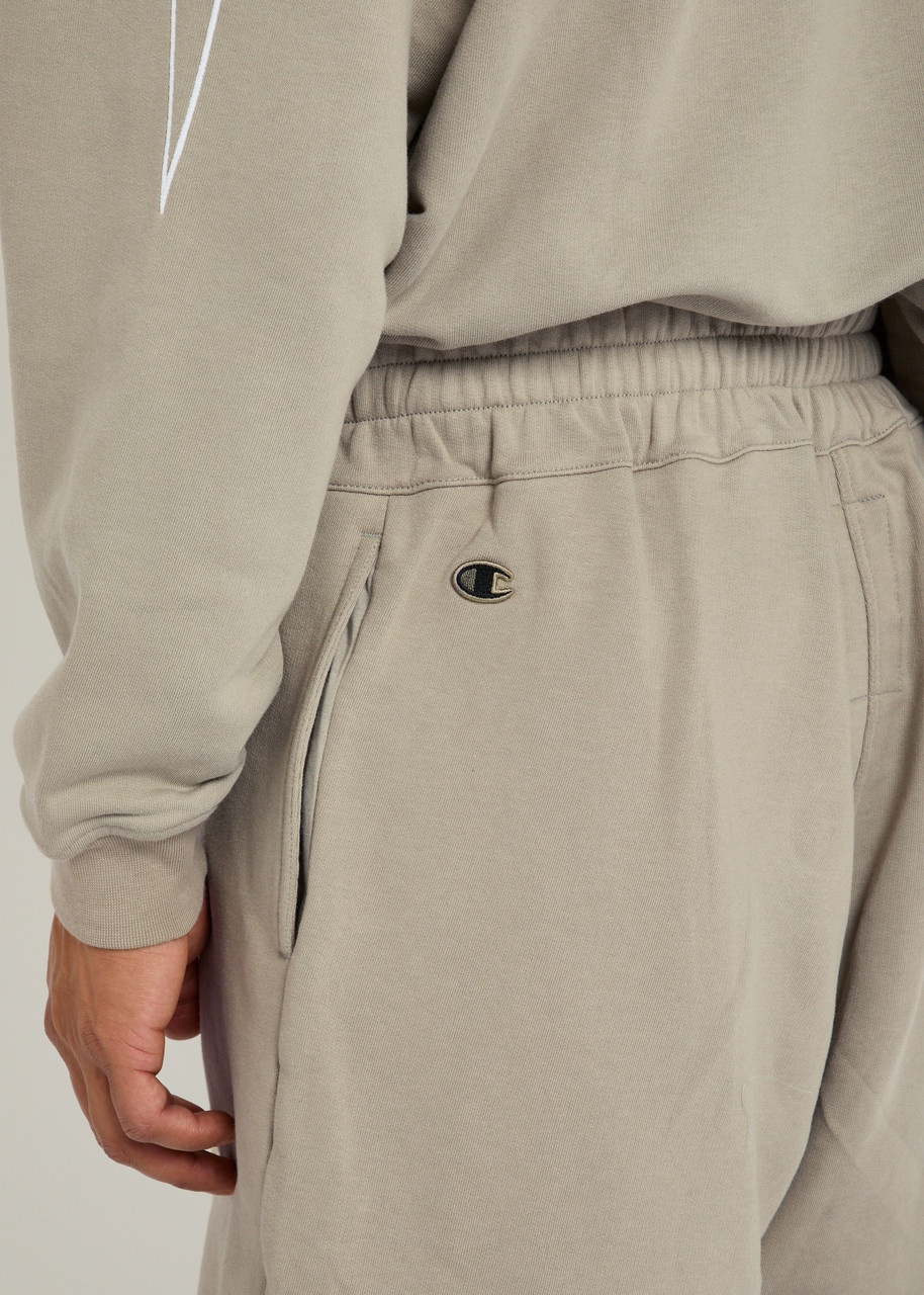 Rick Owens X Champion Logo-embroidered Cotton Shorts - 5
