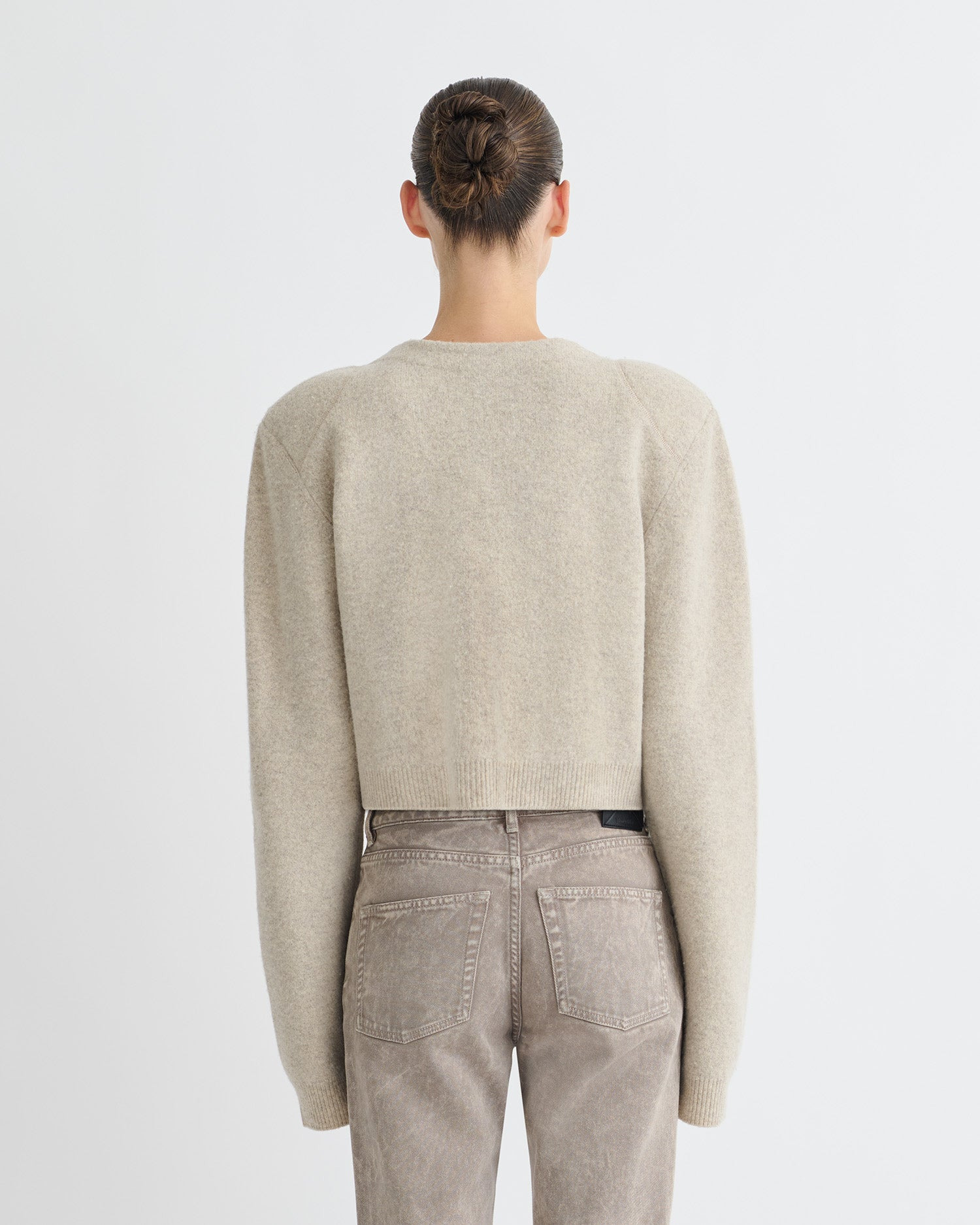 Overwashed Merino Cardigan - 5