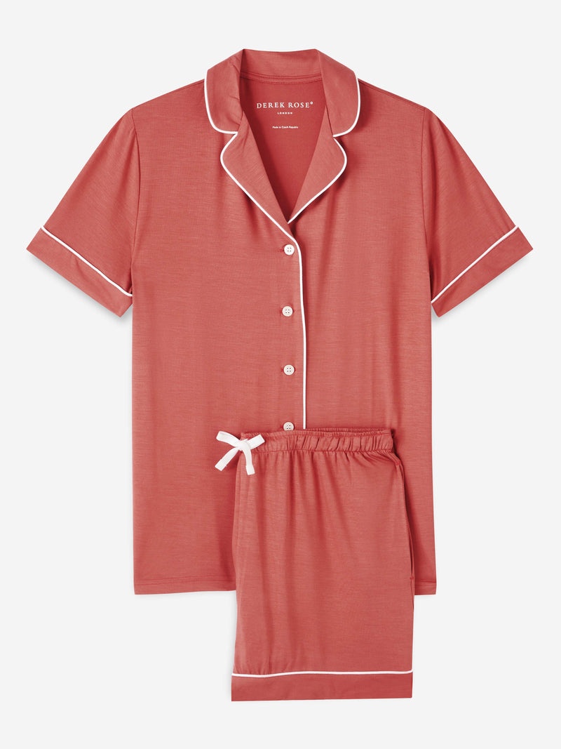Women's Short Pyjamas Lara Micro Modal Stretch Soft Cedar - 1