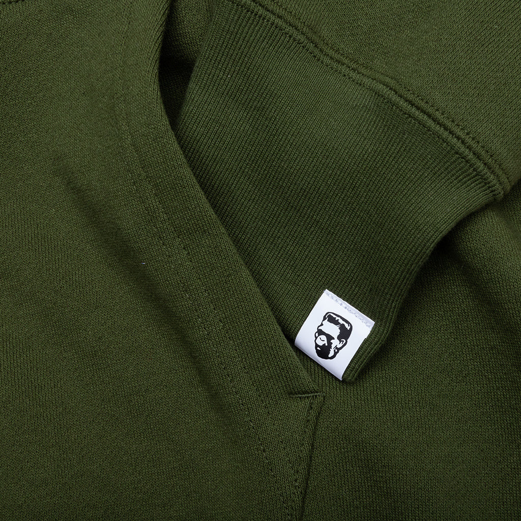 1ST SHARK FULL ZIP HOODIE - OLIVE DRAB - 6