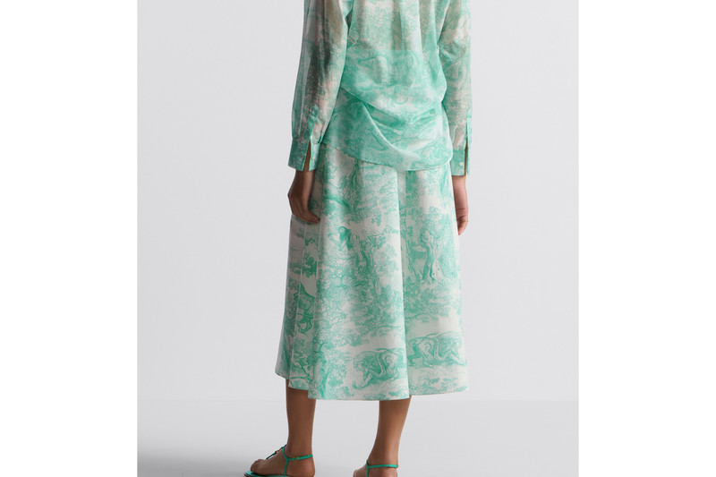 Dioriviera Flared Mid-Length Skirt 4