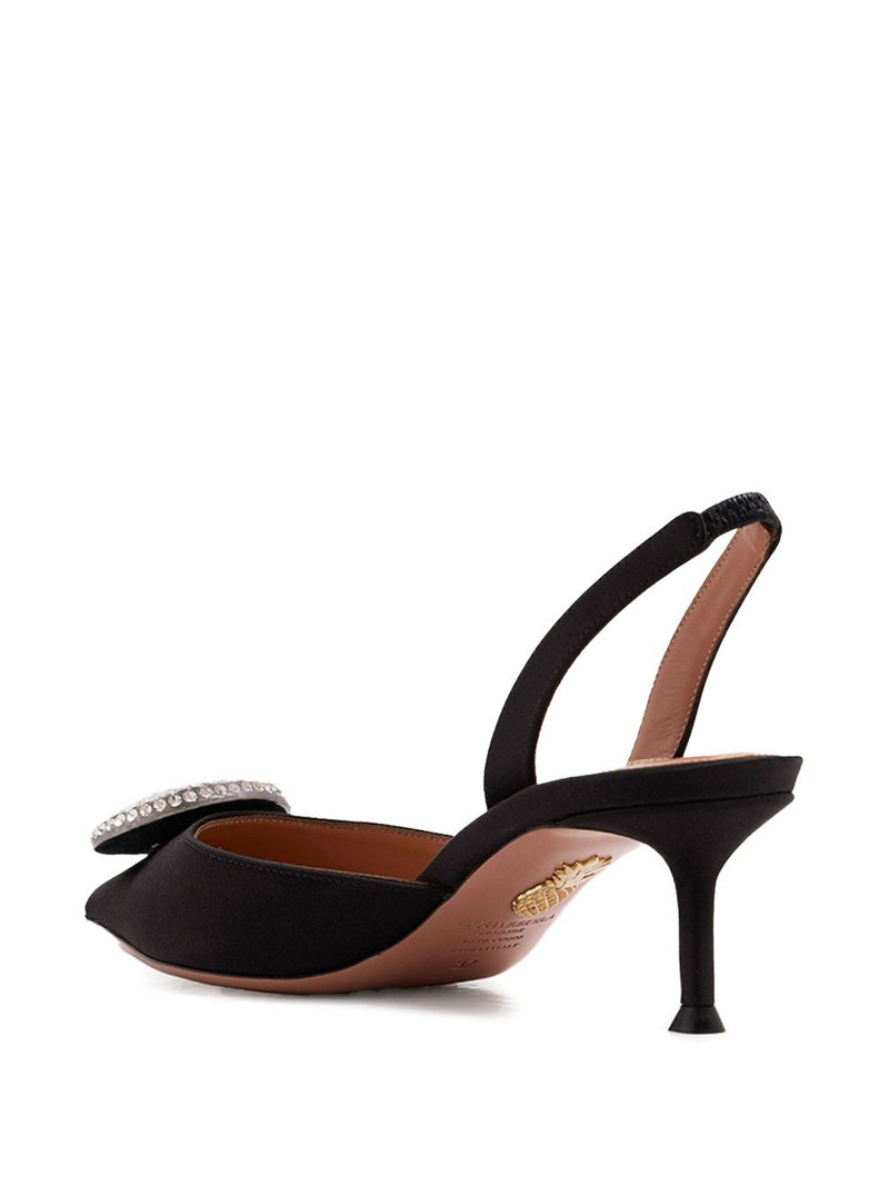 50mm crystal-embellished sling pumps 4