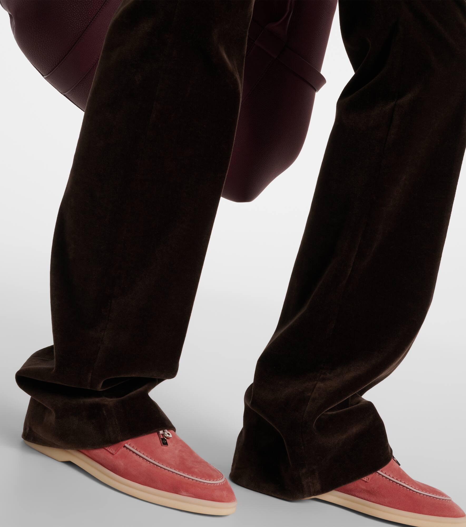 Gaby cotton velvet straight pants - 5