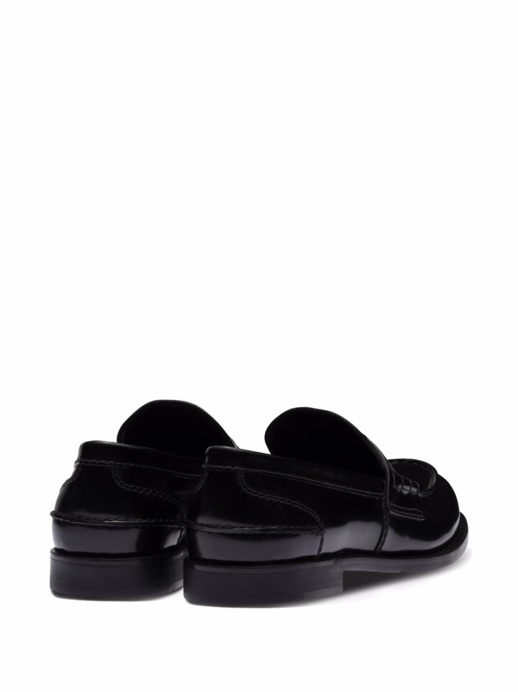 leather penny loafers - 3