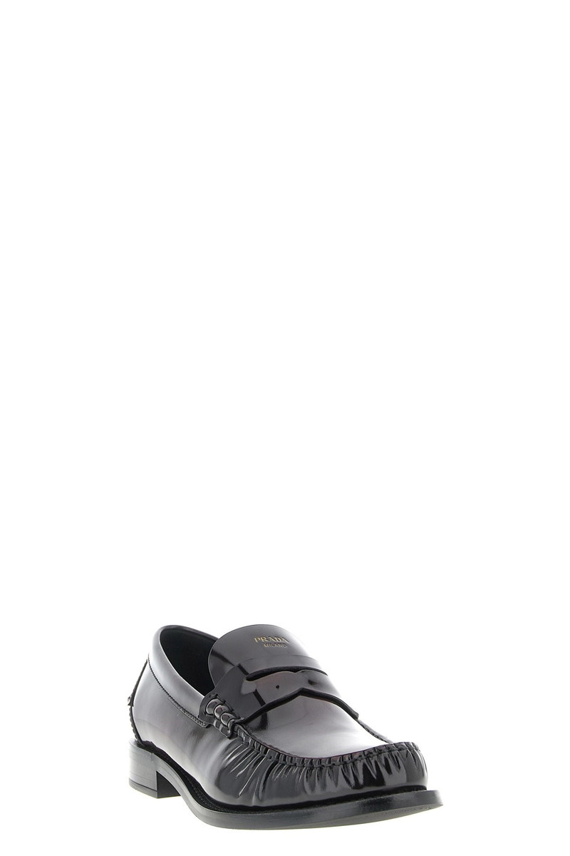 Prada Brushed leather loafers outlook