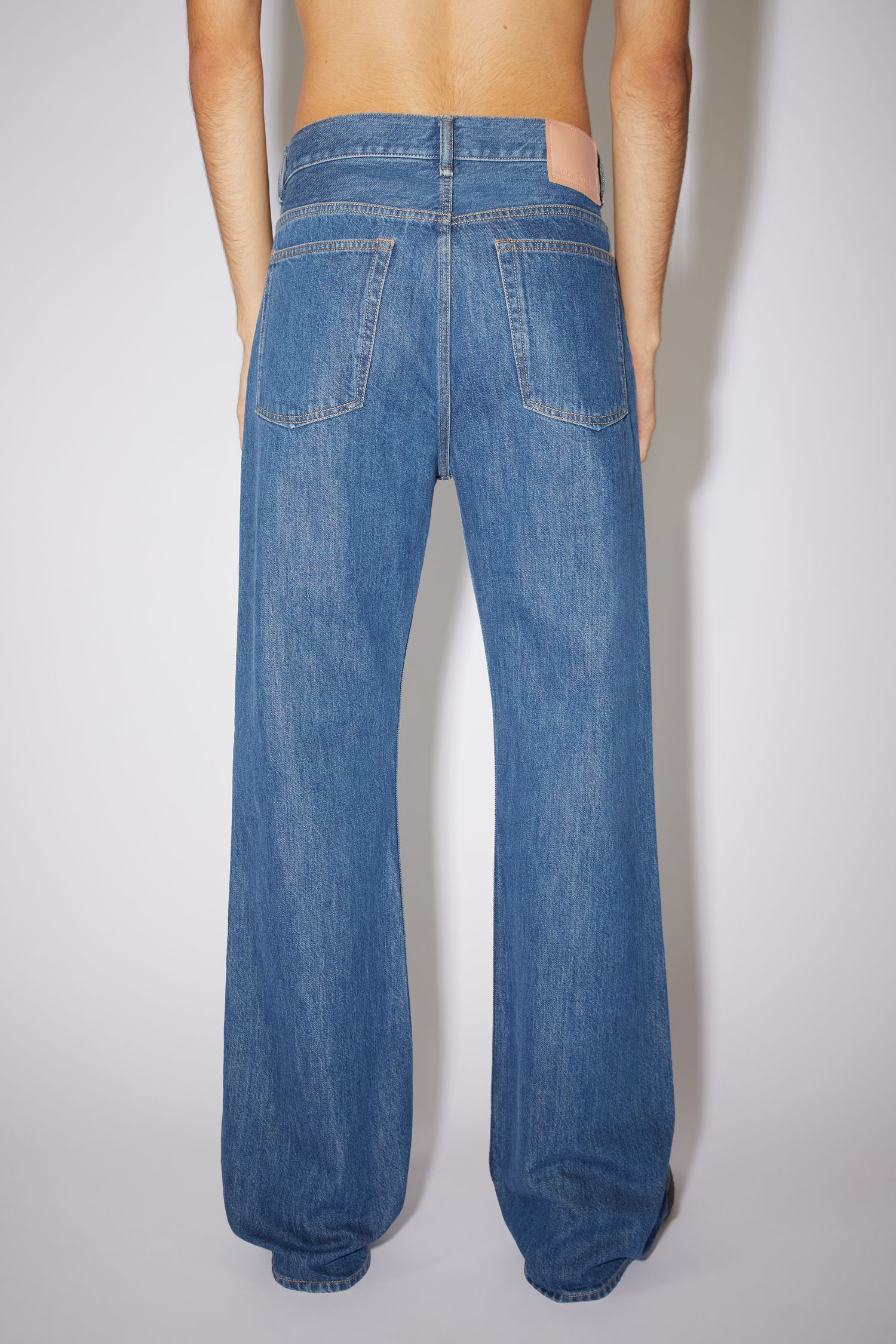 Loose bootcut jeans - Dark Blue - 3