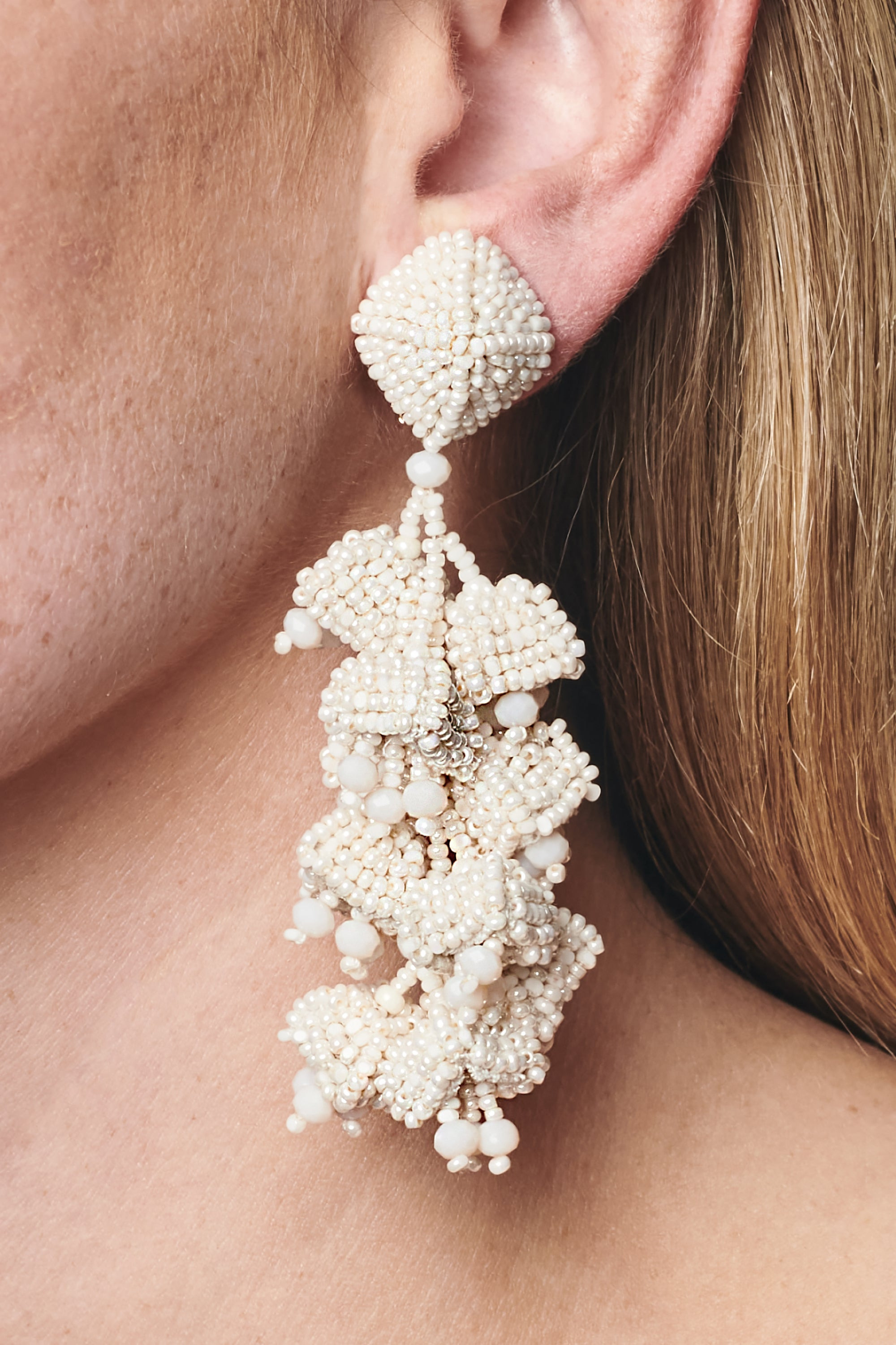 GRAPES EARRINGS - IVORY - 2