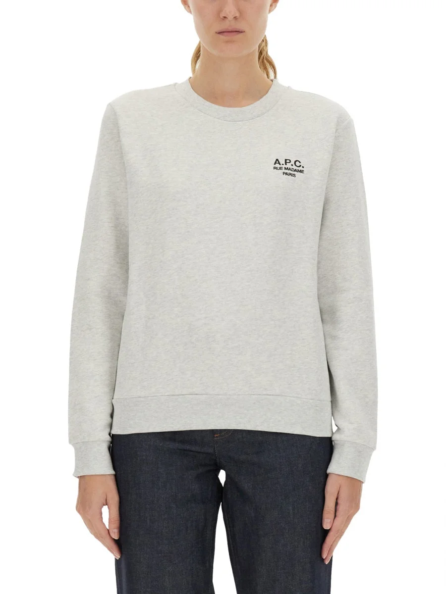 A.P.C. Women Rue Madame Sweatshirt With Logo - 1