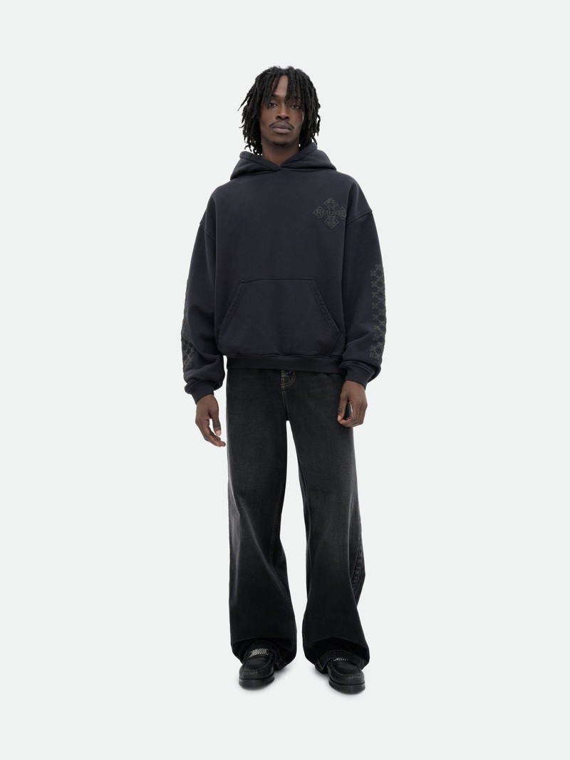 Rhude RHUDE CROSS LOGO HOODIE outlook