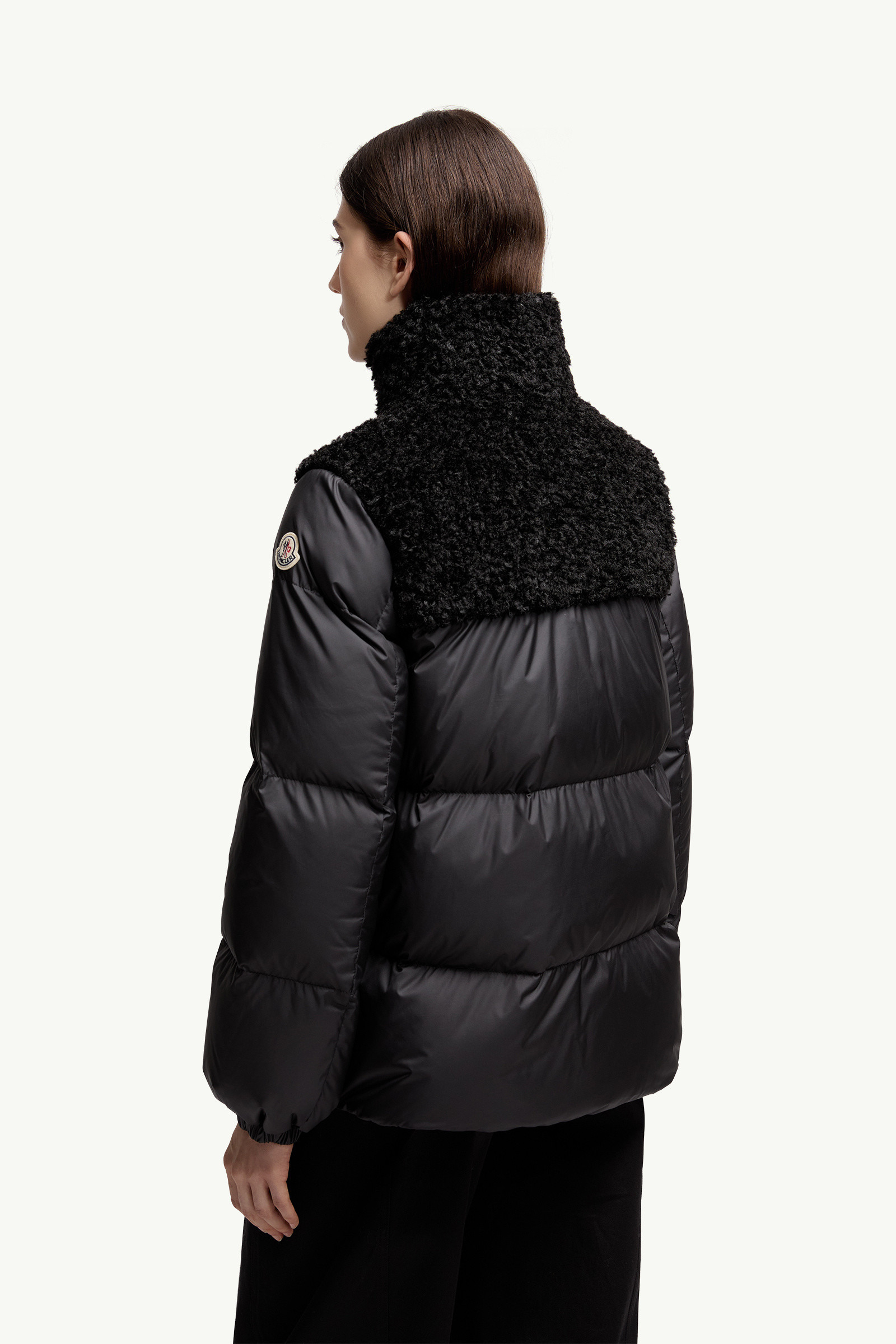 Esnaie Teddy-Trimmed Short Down Jaket - 5
