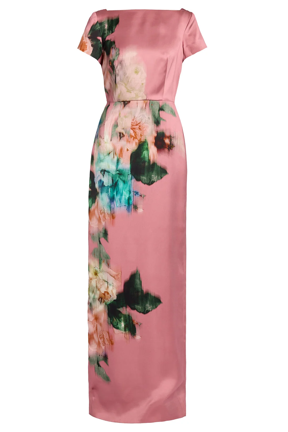 Floral Duchess Short Sleeve Gown - 1
