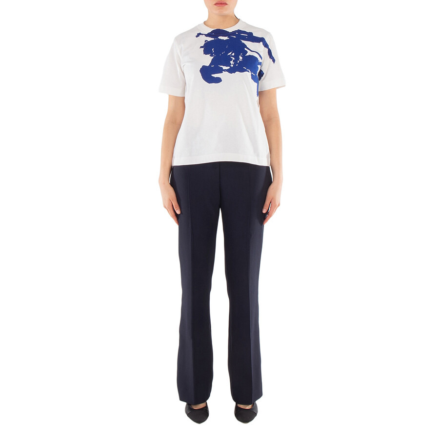 Burberry Short Sleeve Equestrian Knight Cotton T-Shirt - 4