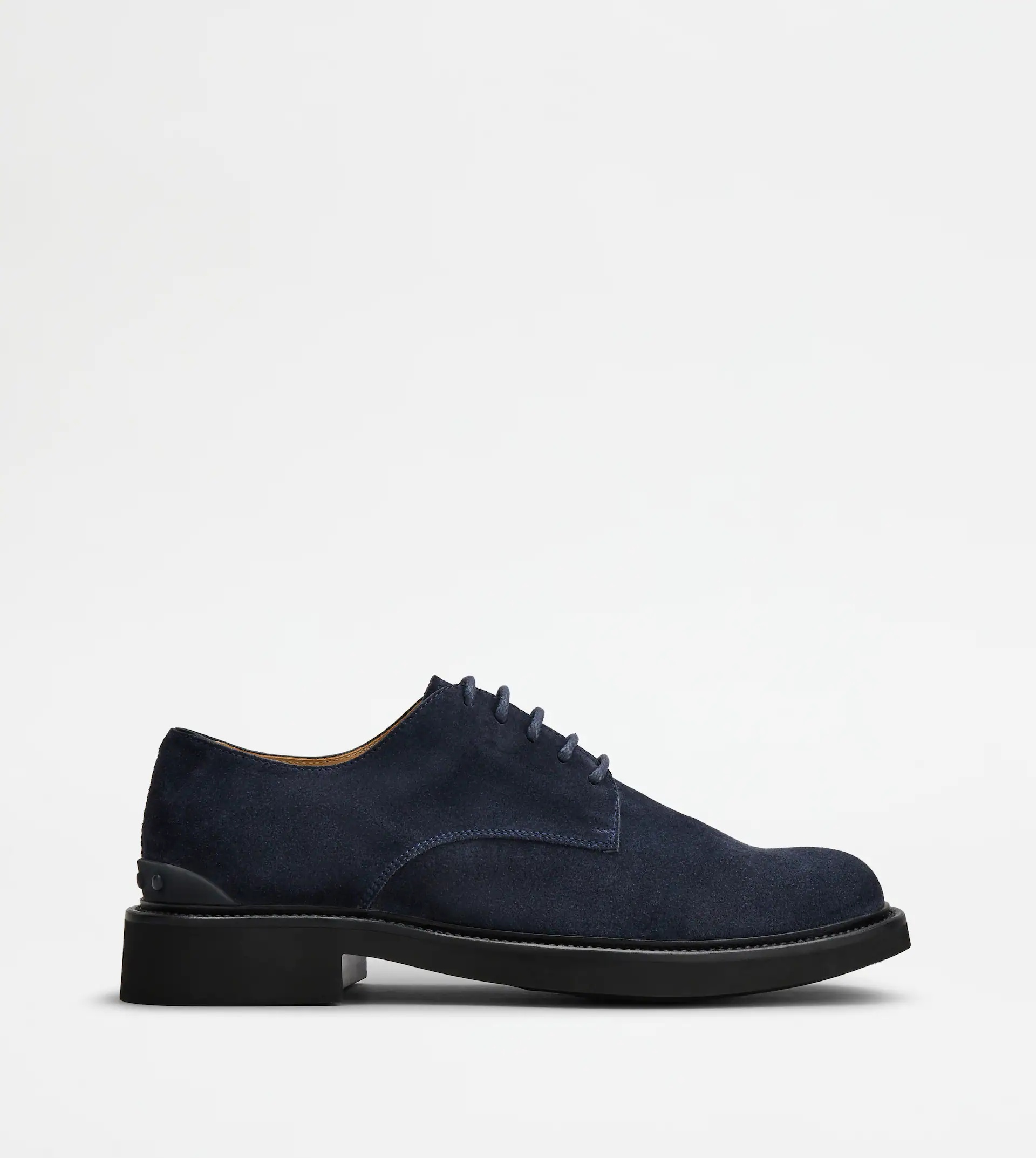 LACE-UPS IN SUEDE - BLUE - 1