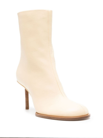 JACQUEMUS Le Chouchou 80mm leather boots outlook