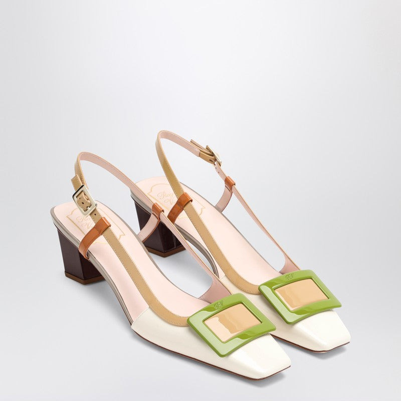 Roger Vivier Belle Vivier Multicolour Patent Leather Slingback Women - 2